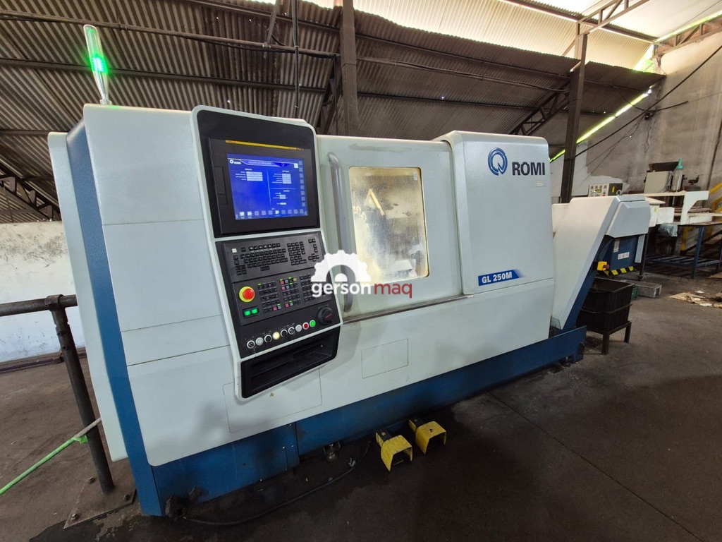 TORNO CNC ROMI GL250 M - ANO 2022 - FERRAMENTA ACIONADA
